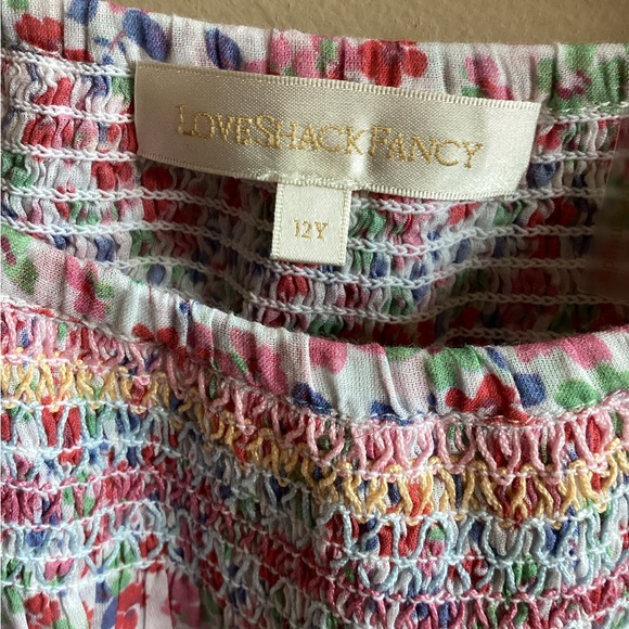 LoveShackFancy Bryson Top in Multi Cream Symphony, Size 12Y. - Picture 2 of 7